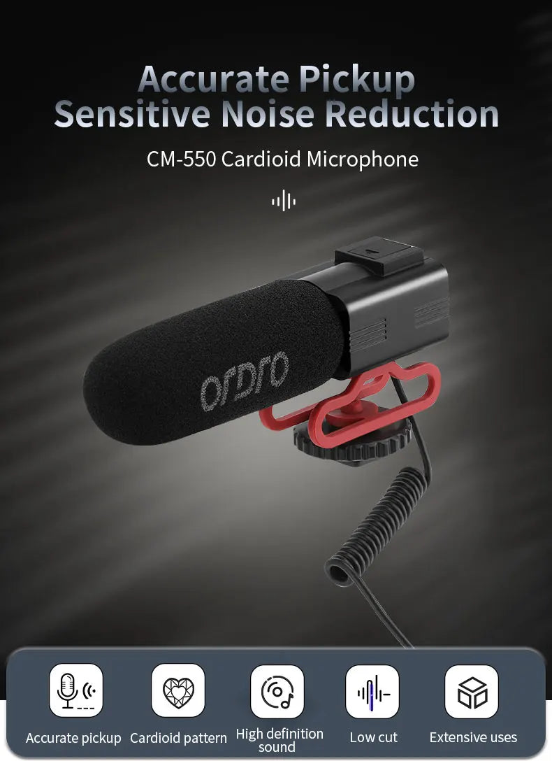 Live Streaming Camera 4K Digital Camcorder Ordro AC5PLUS 12X Optical Zoom for YouTube Vlog Church Wedding Videos Home Use