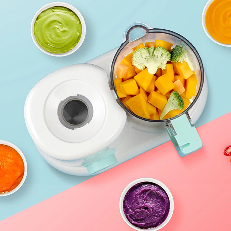 2023 New Baby Feeding Food Maker Supplement Newbron Baby Food Cooking Blenders Steamer Processor Infant Fruit Vegetable Maker