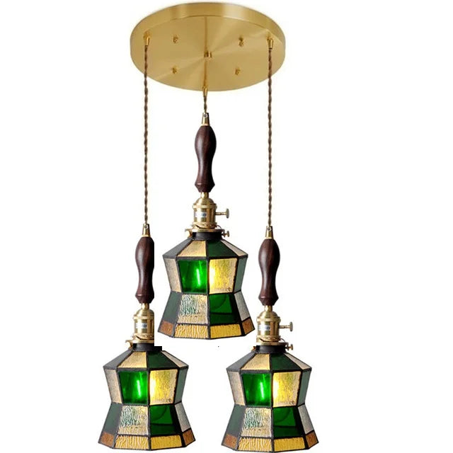 IWHD 2022 NEW Nordic Glass LED Pendant Lights Fixtures Copper Bedroom Dinning Room Restaurant Modern Hanging Lamp Lighting