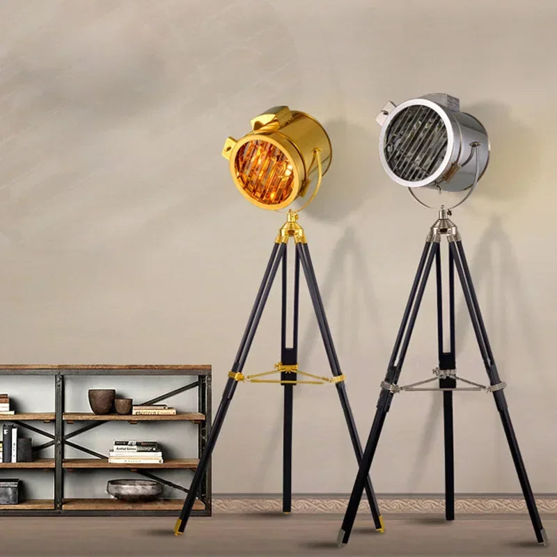 Nordic Creative Designer Stainless Steel Floor Lamp Restaurant Living Room Studio Retro Metal Led Light Home Decoration Lighting