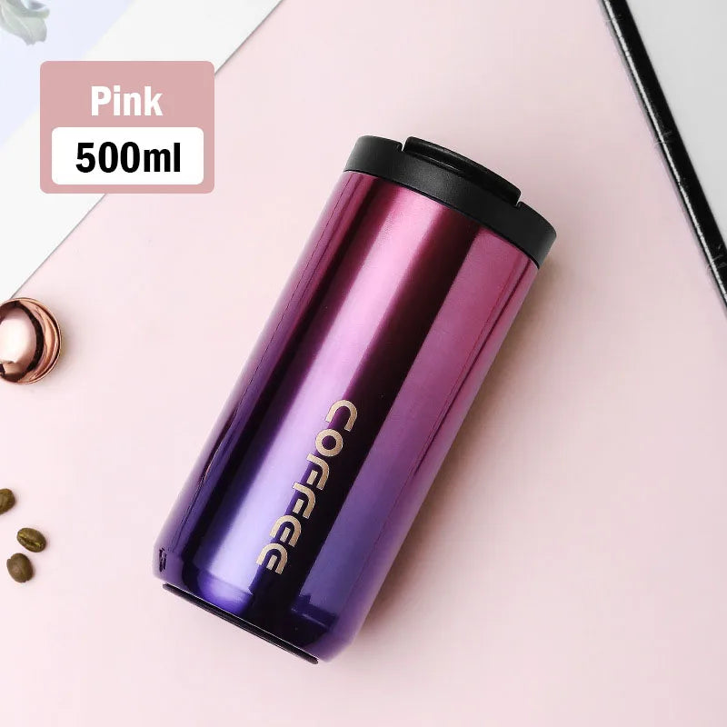 Xiaomi 400ml/500ml Double Stainless Steel 304 Coffee Mug Leak-Proof Thermos Bottle Mug Travel Thermal Cup Portable Youpin Gifts