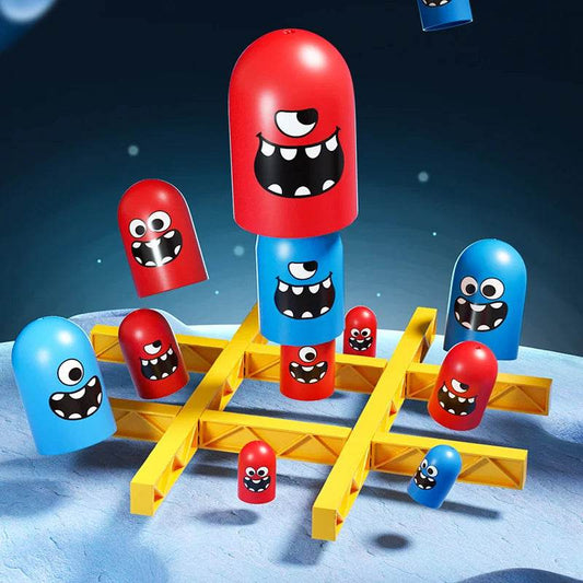 Tic Tac Toe Big Eat Small CartoonThinking Training Board Game Parent-Child Interactive Educational Toys For Kids Christmas Gifts - AIAZ