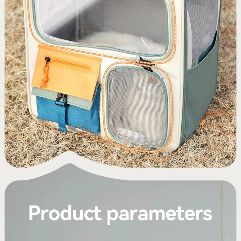 HOOPET Cats Travel Bag Portable Out Pet Trolley Suitcase Universal  Small Dogs Bag Cat Backpack Detachable Pet Supplies