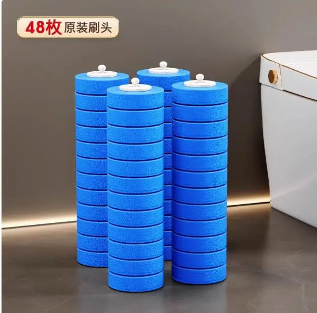 Toilet Brush Disposable Wallmounted Toilet Cleaner Replacement Head Long Handle Cleaning Tool Brush WC Kit Bathroom Accessory