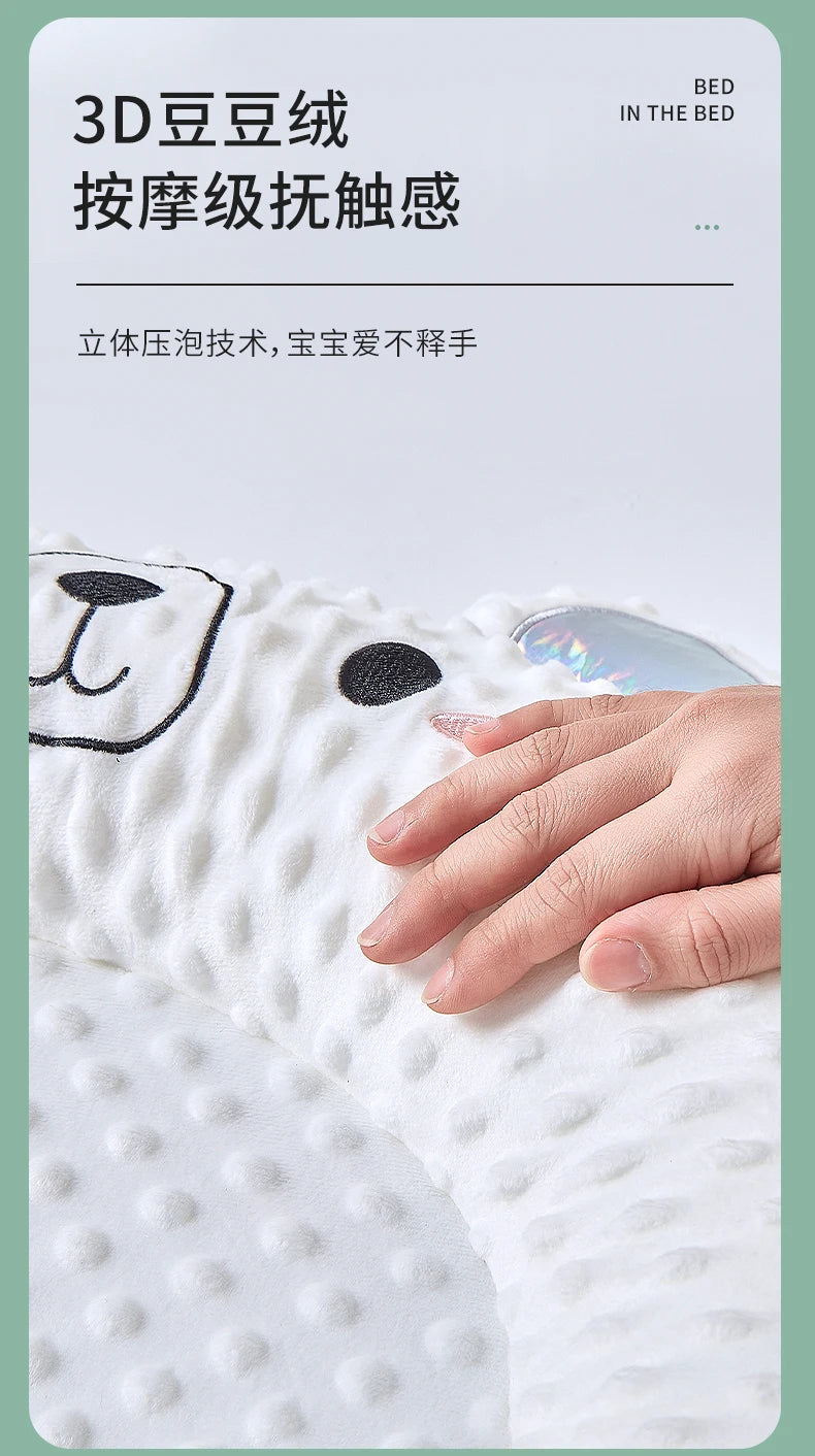 92 Baby Bedside Sleeper - Newborn Lounger Cushion, Anti-Reflux, Sleep Positioner for 0-3 Years, Infant Co-Sleeper.