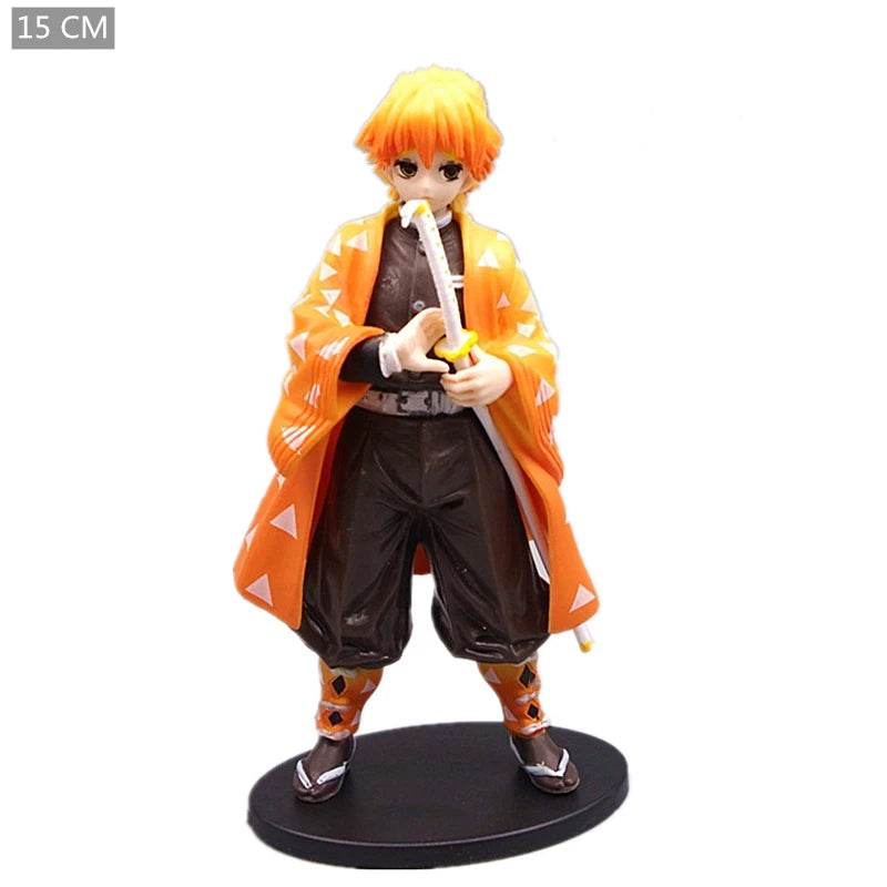 Anime Demon Slayer Figure Kamado Tanjirou Nezuko Action Figures Model Toys Zenitsu Figurine Inosuke Kimetsu No Yaiba Figura - AIAZ