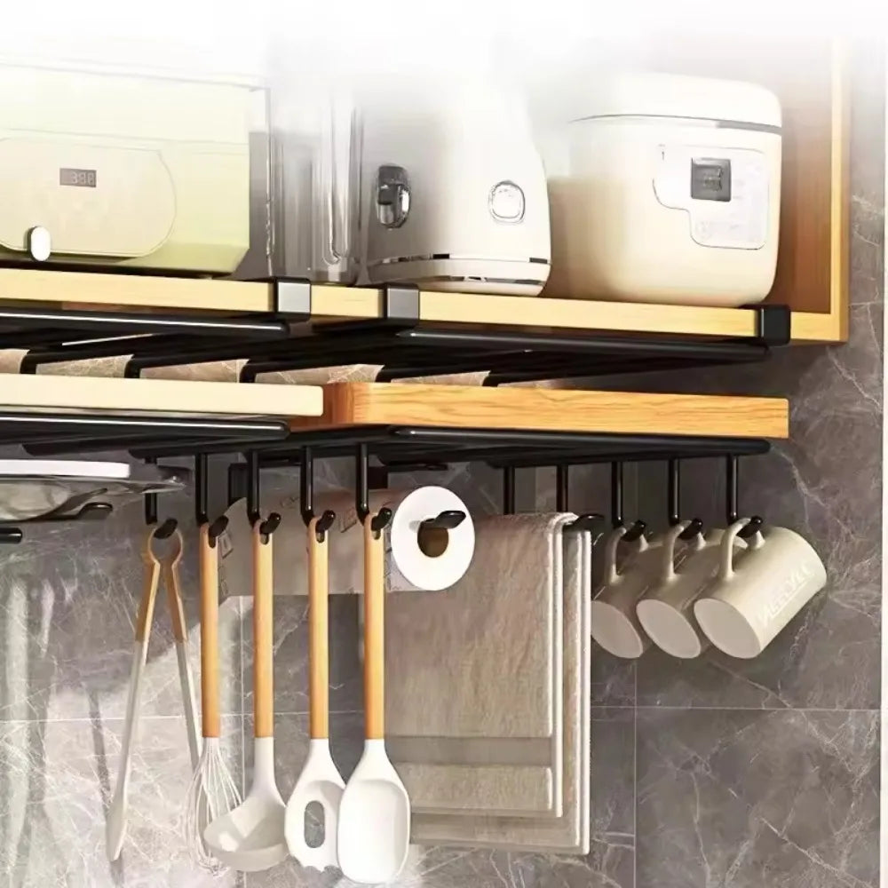 Cabinet Metal Storage Rack Kitchen Cutting Board Rack Non Perforated Tableware Storage Rack Kitchen Wall Mounted Pot Cover Rack