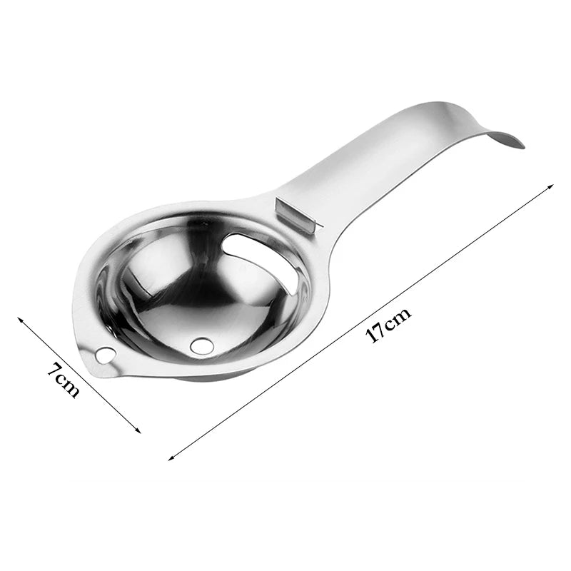 Egg Separator Egg Yolk White Filter 304 Stainless Steel Yolk Separator Egg Divider Sieve Baking Cooking Tools Kitchen Gadgets