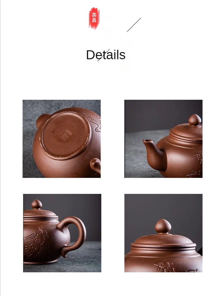 Pot for Tea Sets Hot Selling Purple Clay Pots Yixing Clay Kettle Teapot Set Samovar Oriental Moroccan Teapot and Cup Set Gaiwan