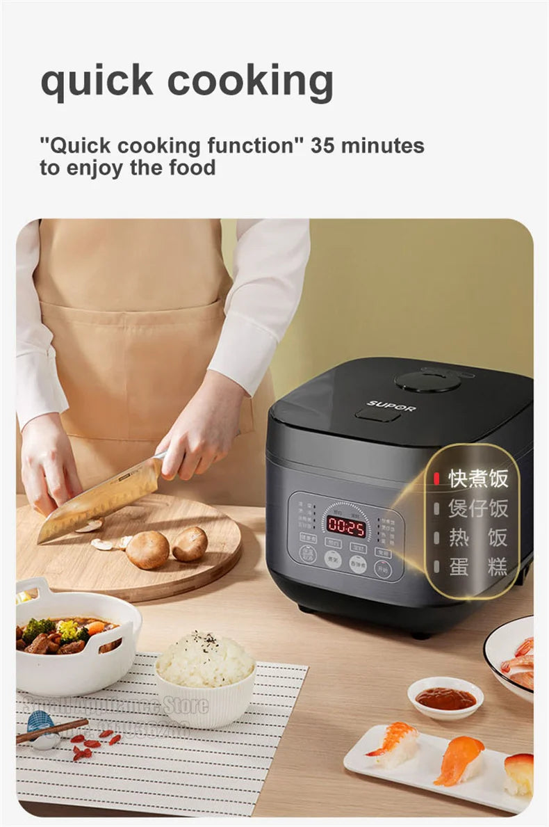 SUPOR 3/4/5L Rice Cooker Multi-Function Electric Cooker 220V Home Kitchen Appliance Multi-Purpose Cooker For Dormitory Office