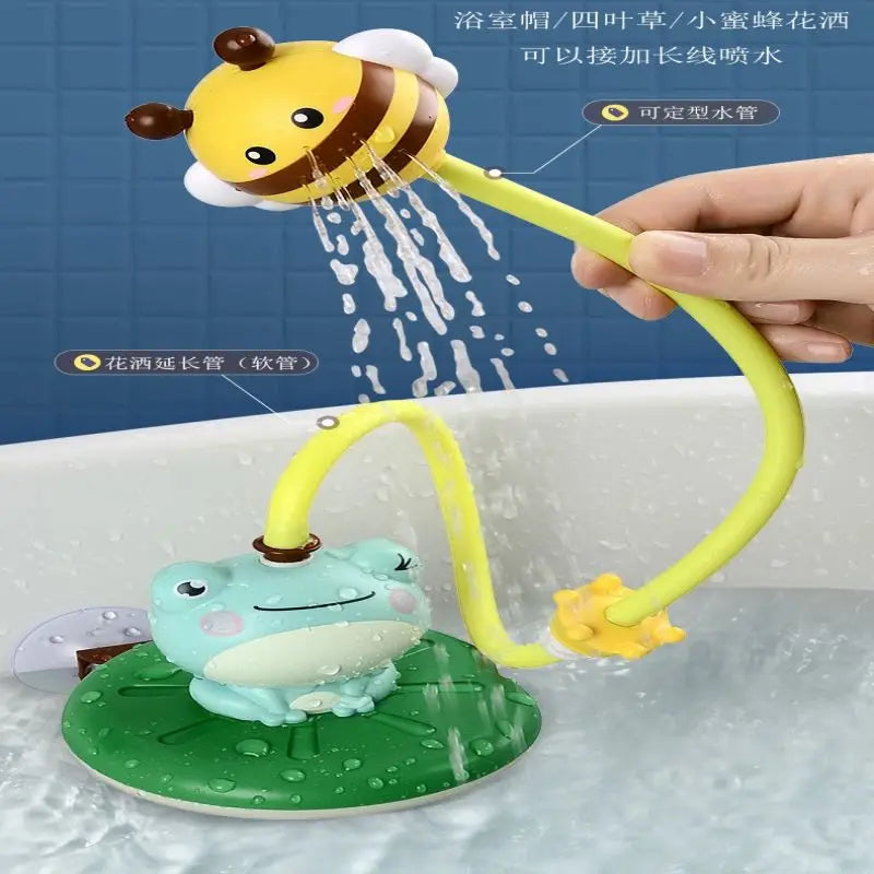 Radish Submarine Shower Baby Bath Toy Infant Play Electric Shower Children Play Water Bath Artifact