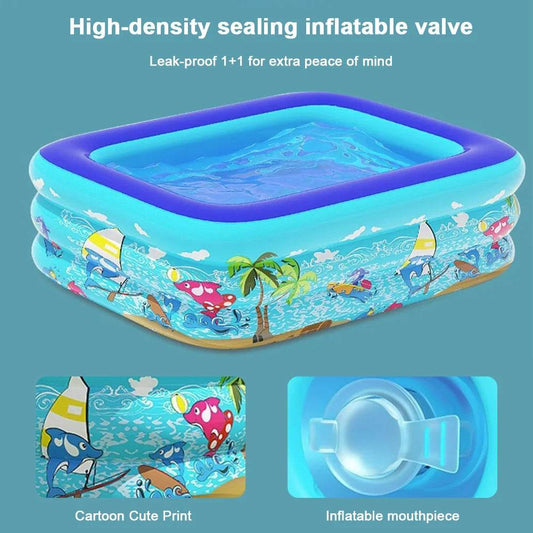 Inflatable Swimming Pool Baby Swimming Pools Removable Indoor Outdoor Swimming Pools Children Summer Pool Toys for Pool Party - AIAZ