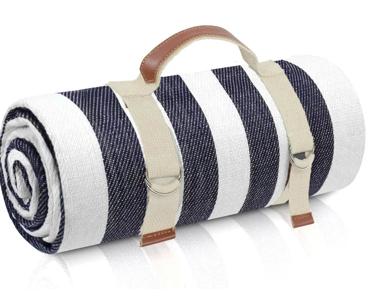 Waterproof Picnic Blanket with Carry Strap for Beach Mat or Family Outdoor Camping Party Large Picnic Outdoor Blanket
