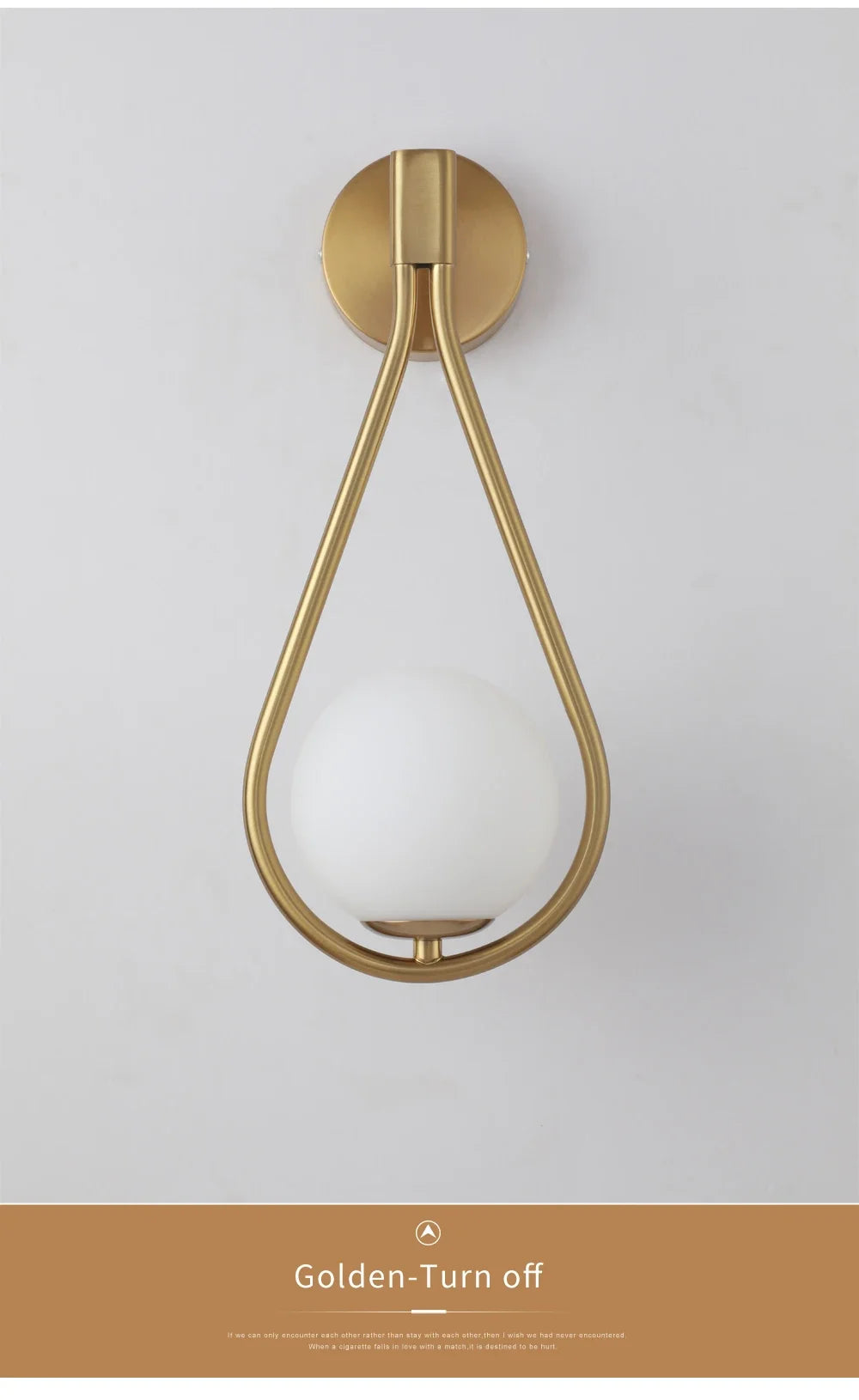 Modern LED Wall Lamps Metal Living Room Lamp Fashion Nordic Bedside Glass Wall Lamp Bedroom Decoration Lighting