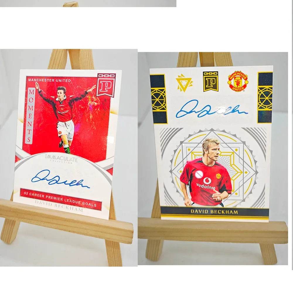 Panini collectible card laser flash DIY Messi Cristiano Ronaldo Kylian Mbappe David Beckham Card bricks Holiday gifts 1.5mmthick - AIAZ