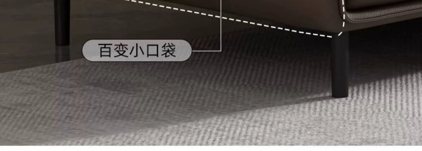 Comfortable Adult Sofa Simple Modern Leather Italian Light Luxury Sofas Business Reception Designer Sillon Cama Home Furniture