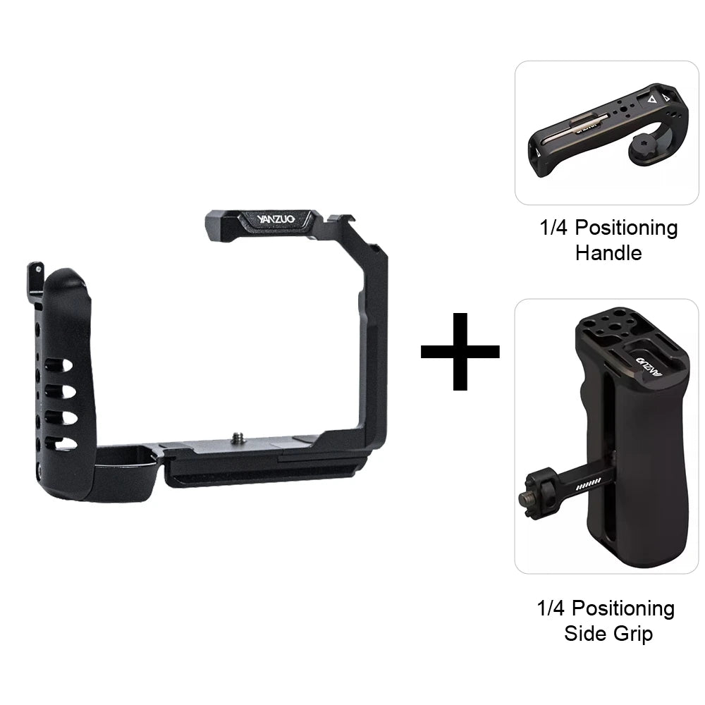 YANZUO Portable Camera G9 Rabbit Cage Kit Suitable For Panasonic Lumlx G9 Camera Metal Protective Frame 1/4 Hole Camera Cage