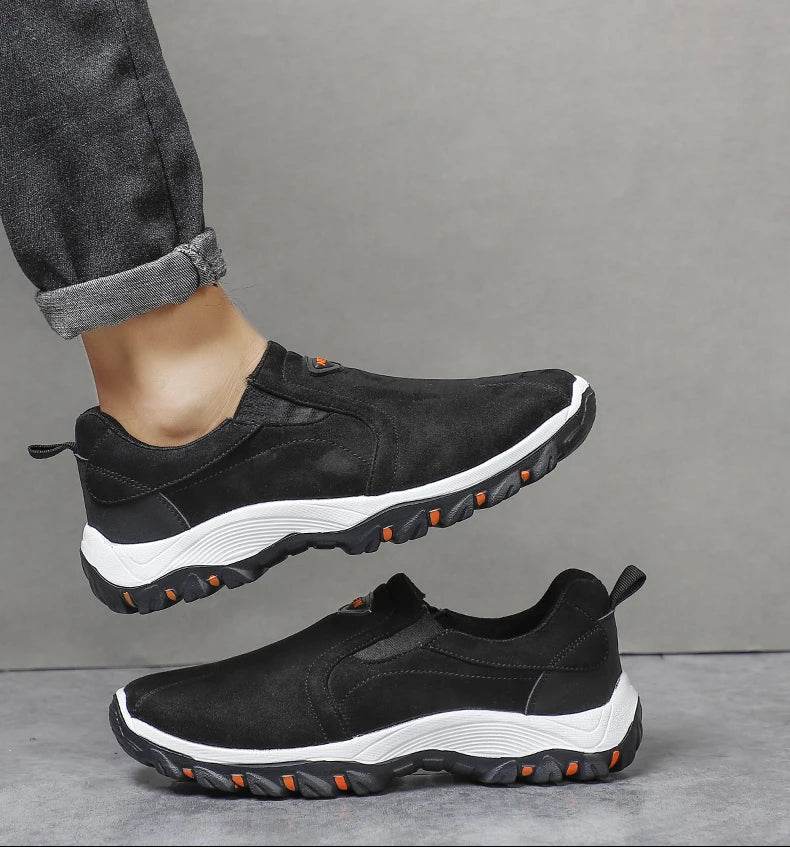 Men Shoes Comfortable Casual Shoes for Men Walking Sneakers Slip On Loafers Men Lightweight Moccasin Male Footwear - AIAZ