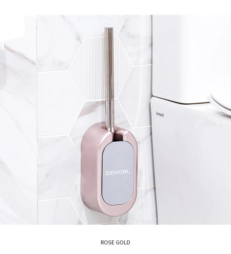 Golden Paper Holder Wall-mounted Toilet Brush Plastic Creative Toilet Paper Box Nordic Trash Can Waste Bins Bathroom Accessories