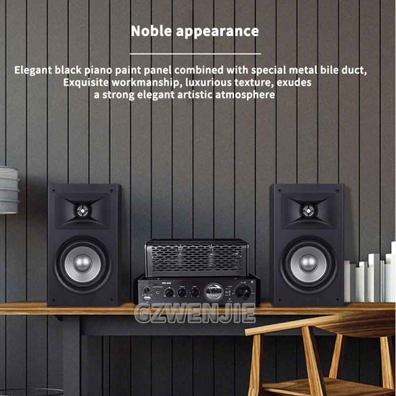 4.2 Intelligent Home Combo Theater Bluetooth Speaker Wooden Subwoofer 3D Surround Sound Memory Play Vacuum Tube Amplifier 150W