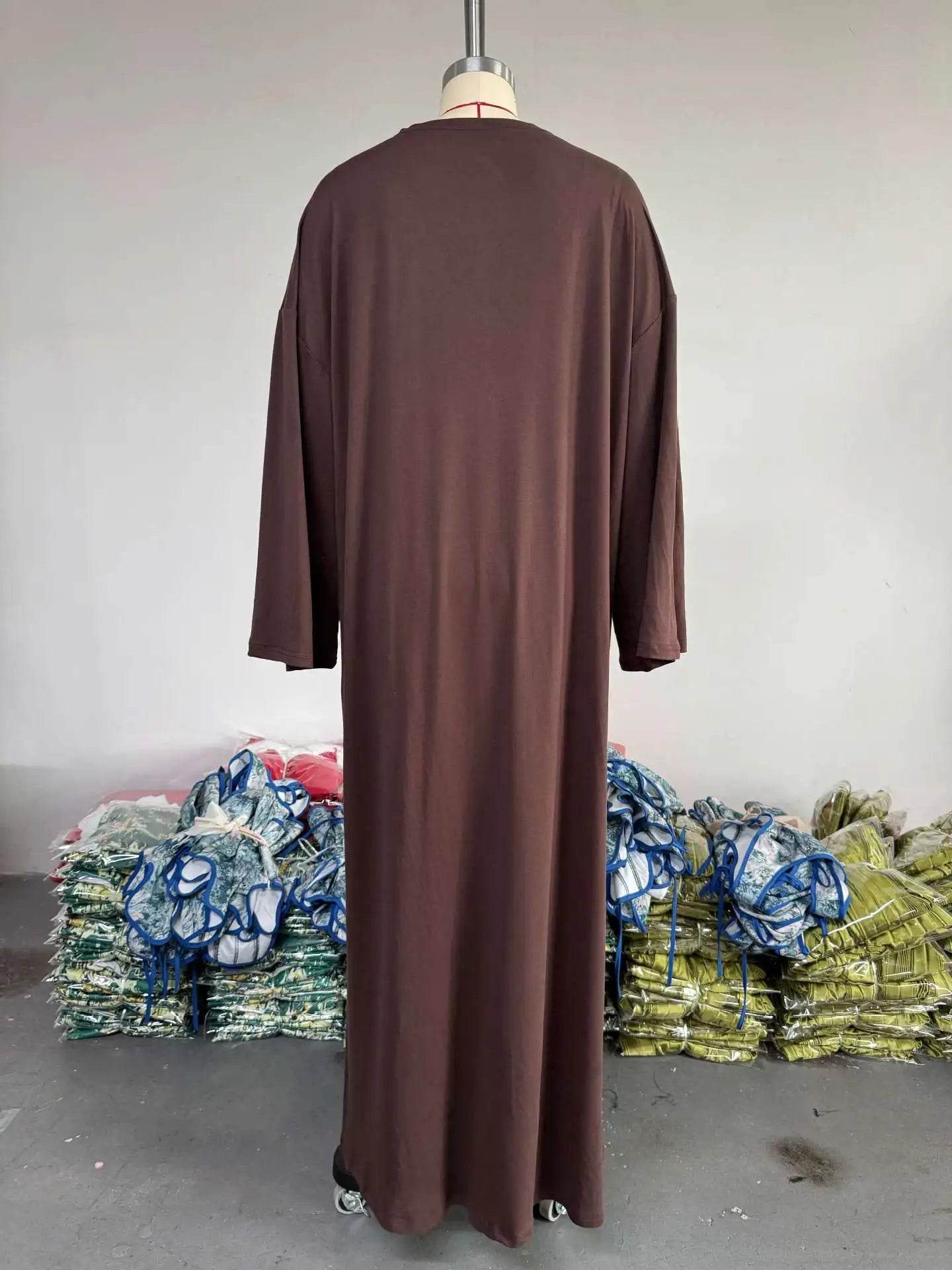 Pants Sets Women Solid Color Loose Long Cardigan Coat Tube Top High Waist Wide Leg Trousers Three Piece Set Casual Lady Suits - AIAZ