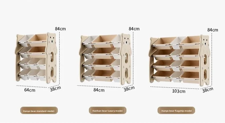 Children's Toy Storage Rack, Floor Standing Multi-layer Storage Rack, Easy Classification and Organization Storage Rack