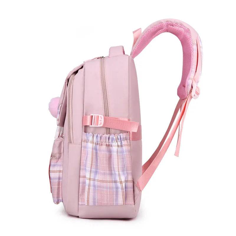 Stitch School Bags High School Student Backpack Female Large Capacity Junior High School Laptop Mochila Escolar - AIAZ