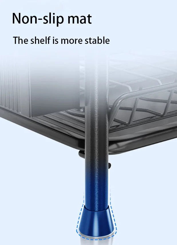 Kitchen Dish Storage Rack Countertop Water Filter Drying Bowl Basket Chopsticks Plate Storage Drain Bowl Shelf