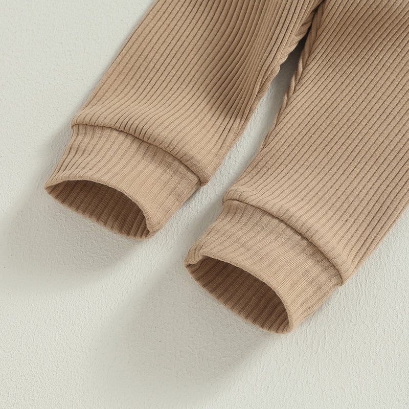 Citgeett Autumn Infant Baby Boy Fall Outfits Long Sleeve Striped Print Romper + Pants Set Warm Clothes