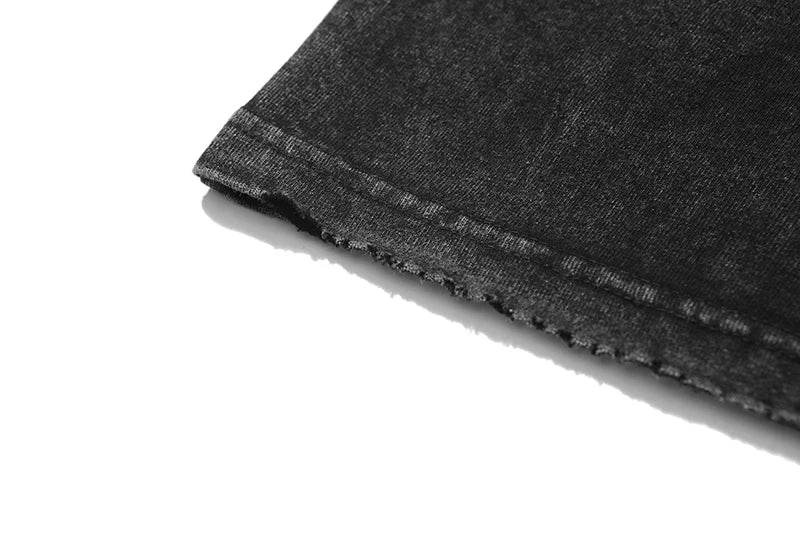 Anime Men's T Shirts Gothic Printed T-Shirt Hip Hop Streetwear Punk Summer Vintage Washed Oversized Tops Men Clothing - AIAZ