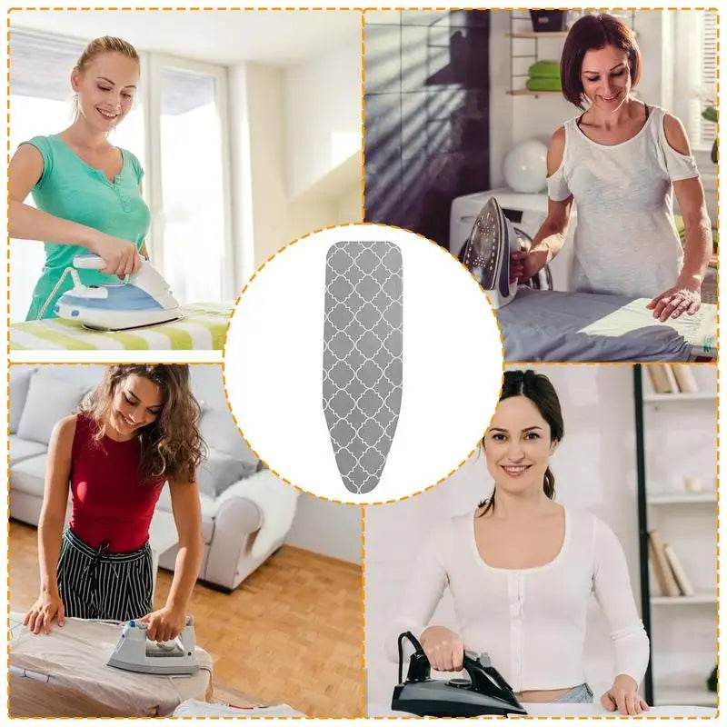 Standard Ironing Board Cover Thick Scorch Resistant Iron Board Pad Durable Iron Pad With Elastic Edge Heat-Reflective Iron Pad - AIAZ