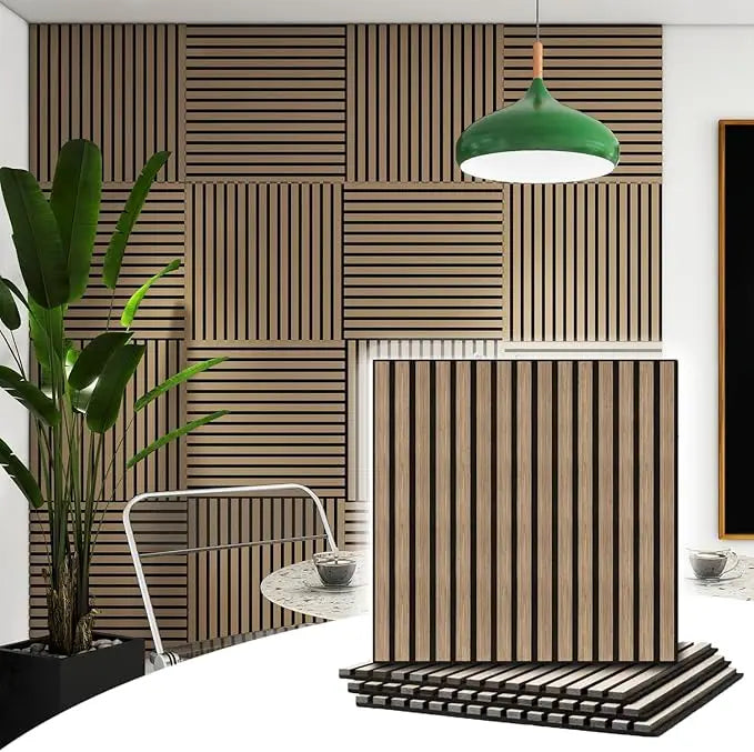 Product on E-commerce Platform Wooden Sound-absorbing Board Upgraded Wood Slat Wall Panels 60x240cm Acoustic Panel