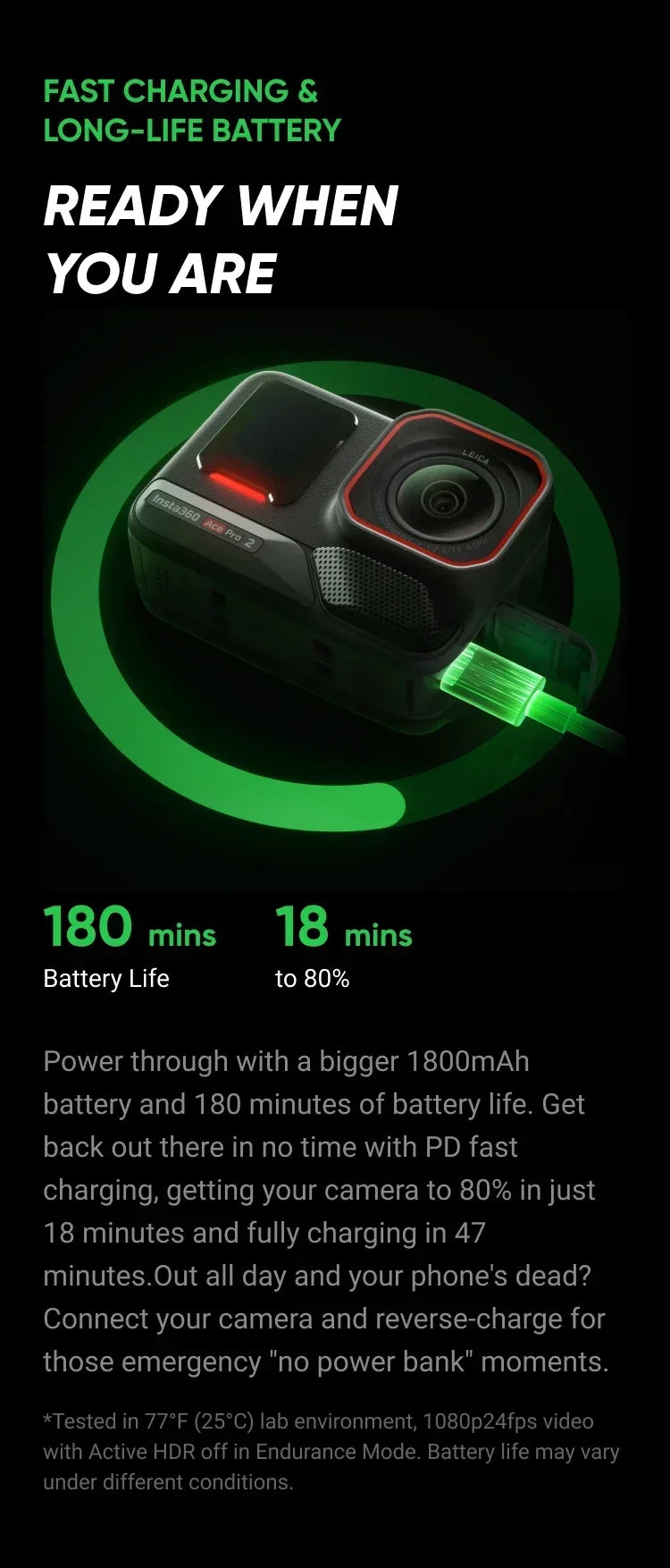 Original Insta360 Ace Pro 2 8K AI Powered Action Cam - Dual Battery Standard Bundle 360 derece aksiyon kamera  4k camera  go pro