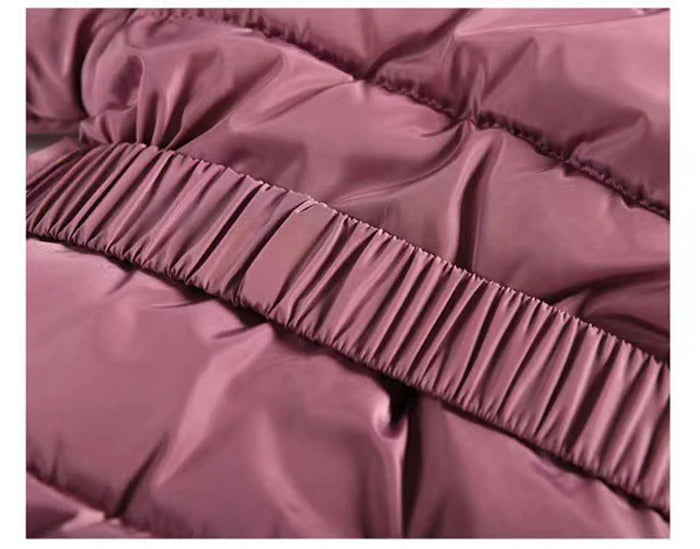 4 5 6 8 10 Years Winter Girls Coat Keep Warm Thicken Kids Jacket Hooded Zipper Fur Collar Princess Outerwear Children's Clothing