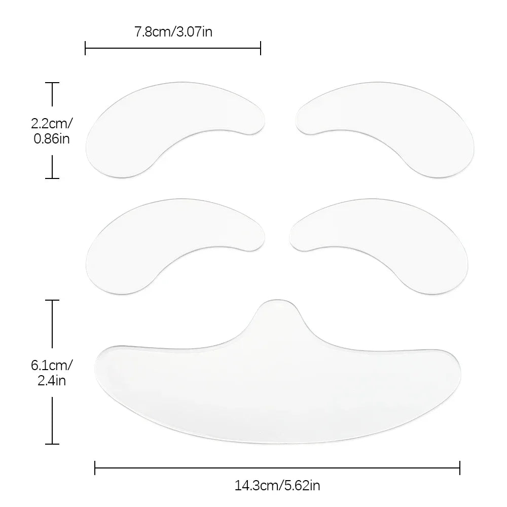 Silicone Face & Neck Lift Patches Anti Rimpel Pads Wrinkle Removal Sticker Face Forehead Neck Eye Sticker Pad Lifting Care