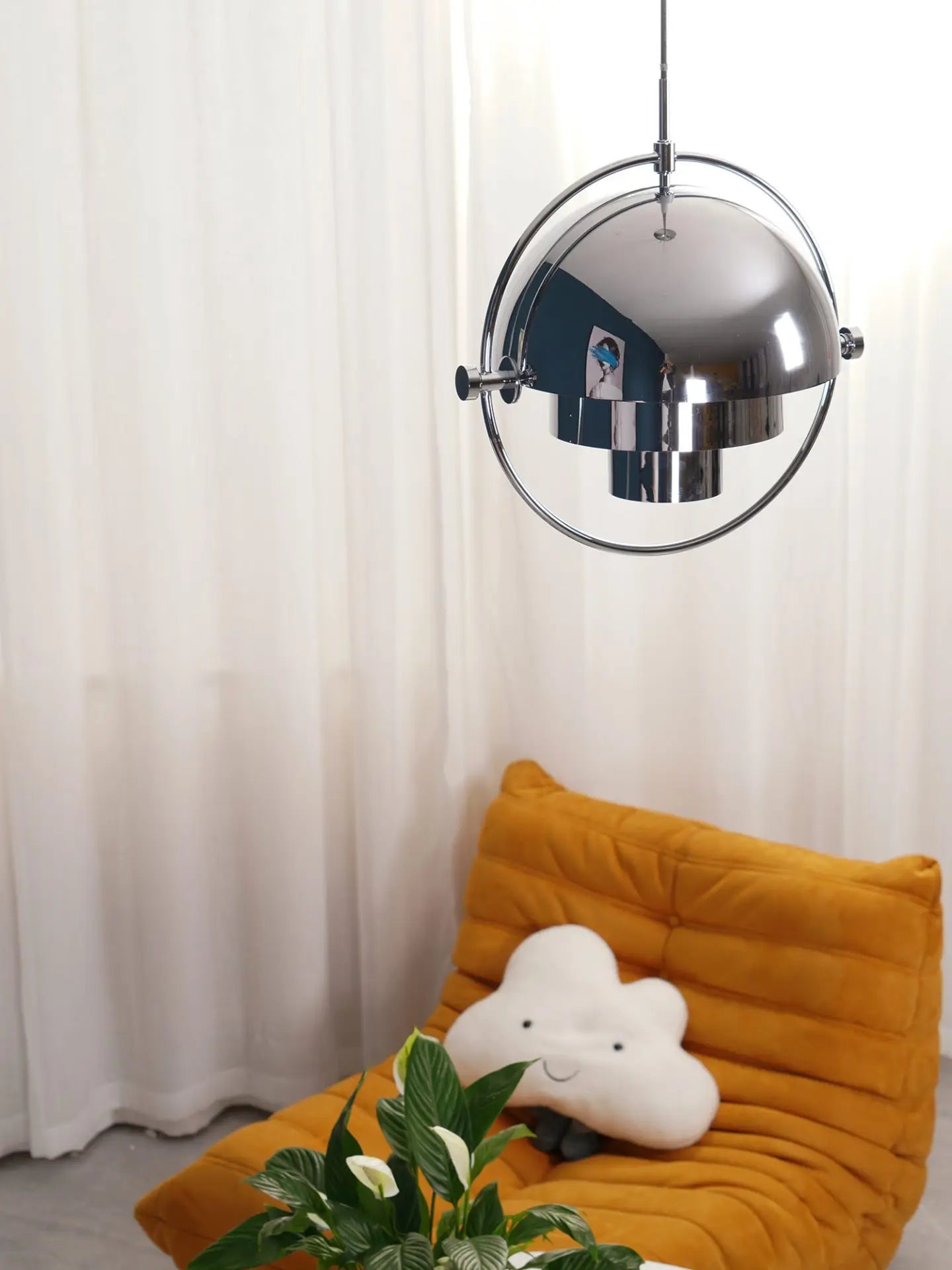 Danish Designer Iron Blue Pendant Lamp for LOFT Bedroom Kitchen Dining Room Hanging Light House Decor LED Lighting