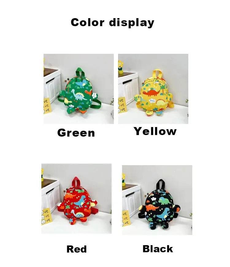 Cute Cartoon Dinosaur Baby Backpacks Kindergarten Schoolbag Children Boys Girls School Bags Adjustable Animals Kid Backpack - AIAZ