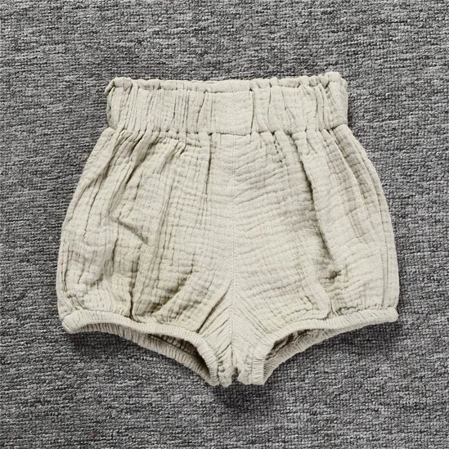 Summer Infant Baby Shorts for Boys Girls PP Pants Children's Clothing Boys Comfortable Cotton Linen Kids Clothes Shorts 3M-6Y - AIAZ
