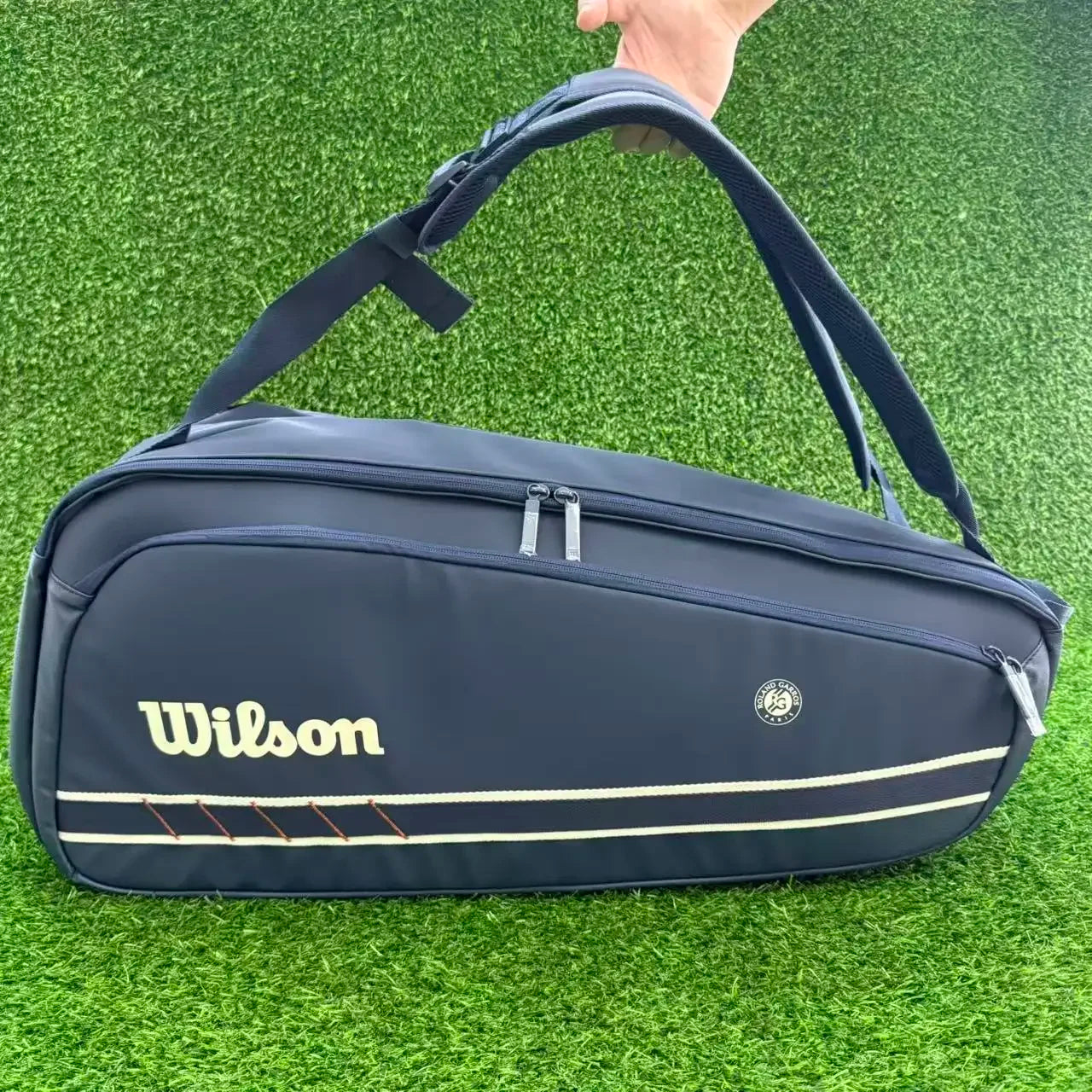 Wilson Roland Garros Session Soiree Super Tour 9PK Multi Functional Large Capacity Tennis Bag Sports Backpack WR8042901001