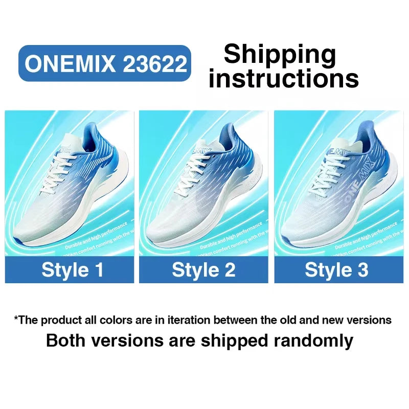 ONEMIX 2025 New Light Weight Men Running Shoes for Men Cushioning Jogging Sport Shoes Casual Soft Outdoor Male Walking Sneakers