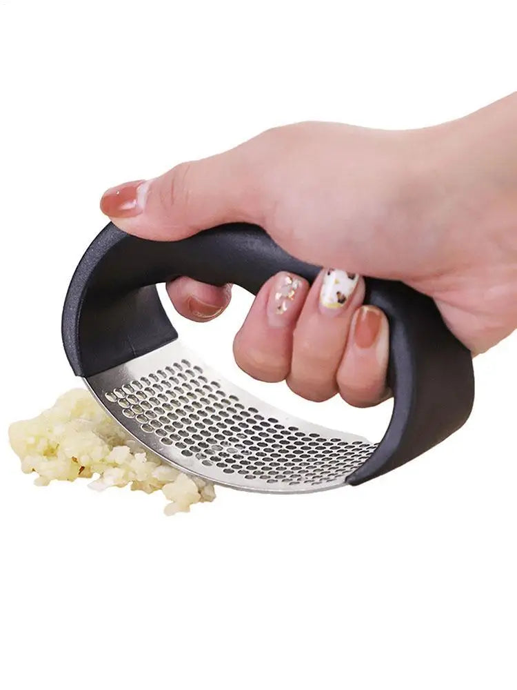 Stainless Steel Garlic Press Crusher Manual Minced Garlic Chopped Garlic Cutting Mince Tools Fruit Vegetable Tool Kitchen Gadget