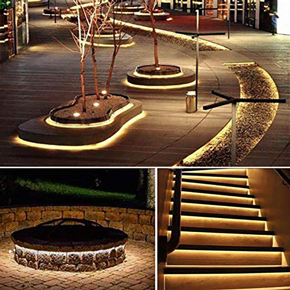 Outdoor Solar LED Strip Light Strip With IP65 Waterproof 5M Light Strip Suitable for Outdoor Courtyard Decoration LED Lights