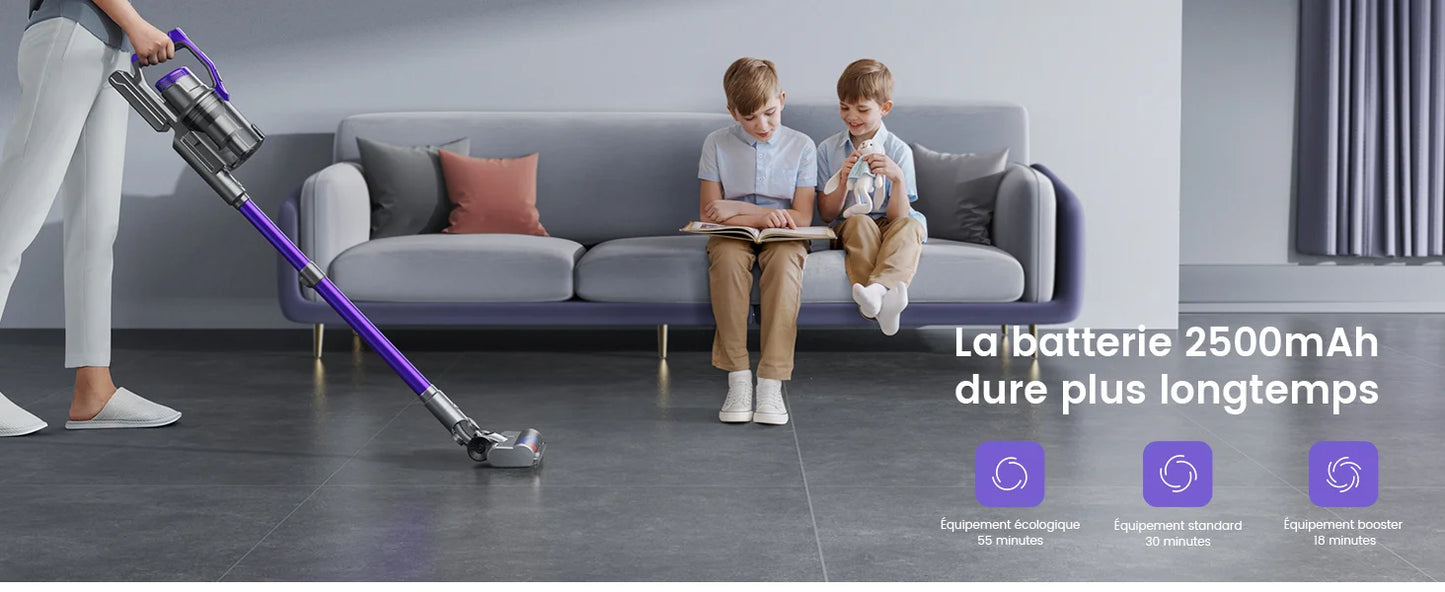 Honiture S14 Cordless Vacuum Cleaner 450W 38000PA Handheld Removable Battery Wireless smart Home Appliance 50 mins