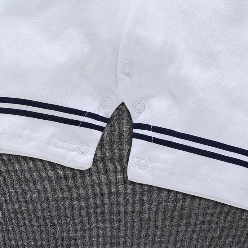Newborn Baby Boy Clothes Playsuit Sailor Navy  Romper Short Sleeve Jumpsuit Costumes Clothes Summer Outfits Newborn Baby Clothes