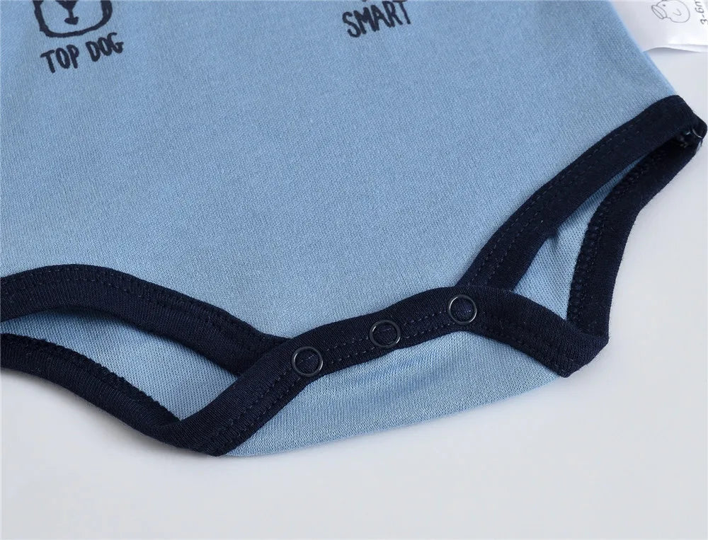 Kavkas Baby Boys Girls Bodysuit 3 PCS Long Sleeve 100% Cotton Baby Clothes 0-12 Months Newborn Body Bebe Jumpsuit Clothing