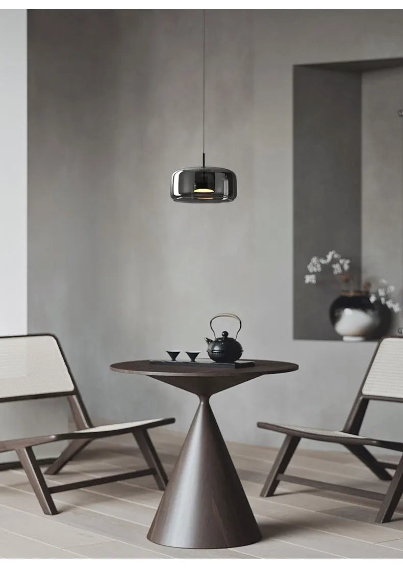 Nordic Glass Restaurant Pendant Lamp Simple Bar Hanging Lamp Dining Room Table  Ceiling Light