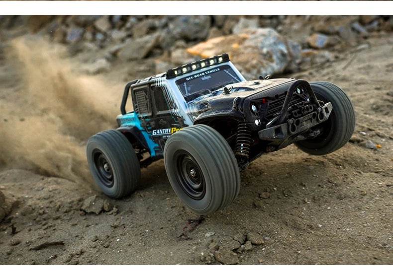 16103PRO 2.4GHz 70KM/H Professional RC Car: Brushless Motor, 1:16 Scale 4WD High-Speed Off-road Climbing Vehicle Wtith LED Light - AIAZ