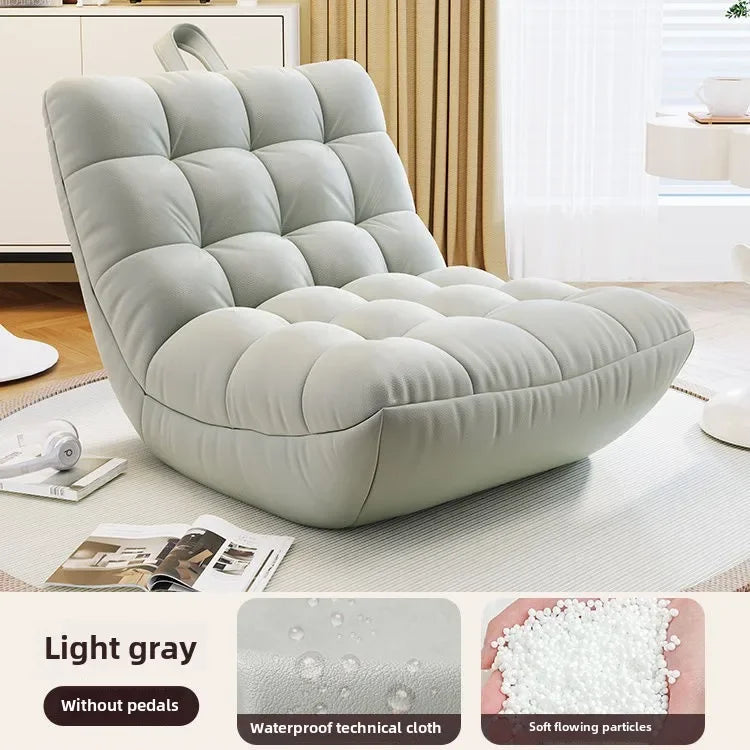 Solo Sofa Lazy Couch Tatami Living Room Bedroom Lovely Leisure Single Chair  Balcony Rocking Chair  Sofa Bed Reading Chair