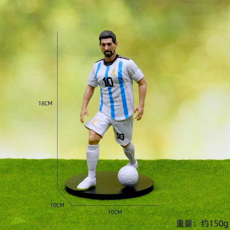 C.Ronaldo Messi Mbappe star of football figurines, fan supplies, and souvenirs for Real Madrid and Barcelona - AIAZ