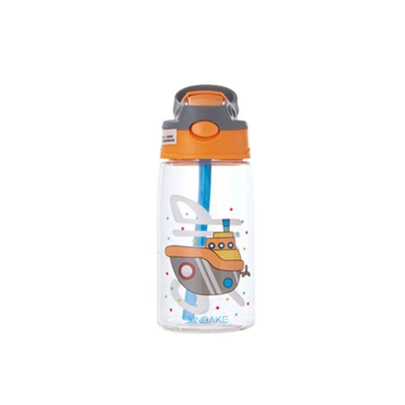 480Ml Kids Sippy Cup Water Bottles Creative Cartoon Feeding Cups With Straws And Lids Spill Proof Portable Toddlers Drinkware - AIAZ
